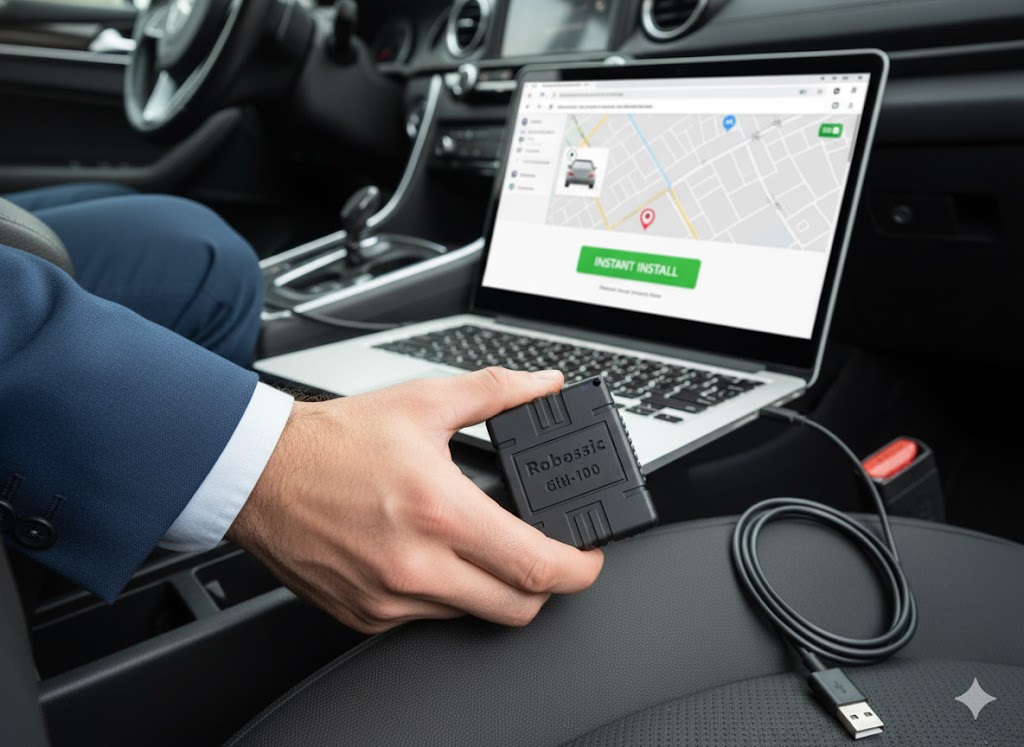 Battery-powered GPS Tracker Robossic